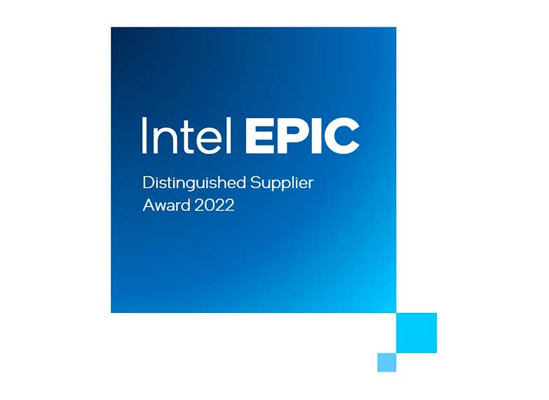 Intel EPIC Distinguished Supplier Award Winner 2022