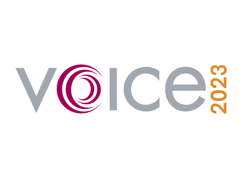 Advantest Voice 2023 logo